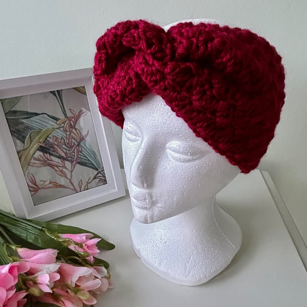 Cosy Crochet Twist Headband
