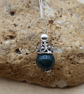 Minimalist cone bloodstone pendant necklace - Image 3