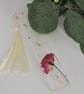 Handmade Resin Bookmark with Real Preserved Flowers Floral Gift