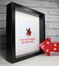 DEADPOOL - FRAMED CUSTOM MINIFIGURE - GREAT COMIC ART - Image 2
