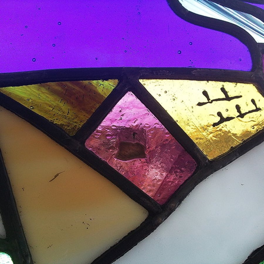 House in the Valley, Stained Glass Panel