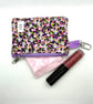 Coin purse, Quilted purse, Zipped card holder, Clip-in purse - violet - Image 5