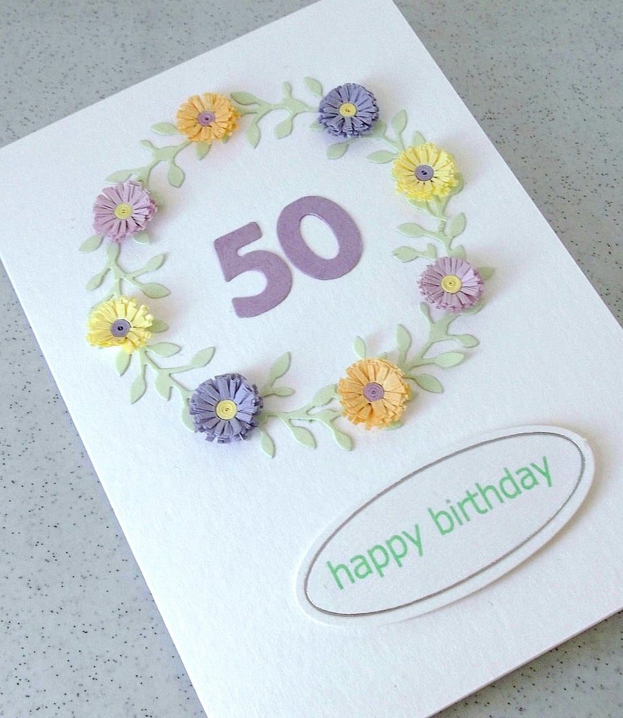 50th birthday card