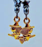Halloween Set Of 4 Witch & Pumpkin Spooky Earrings, Value Pack, Includes UK P&P - Image 6