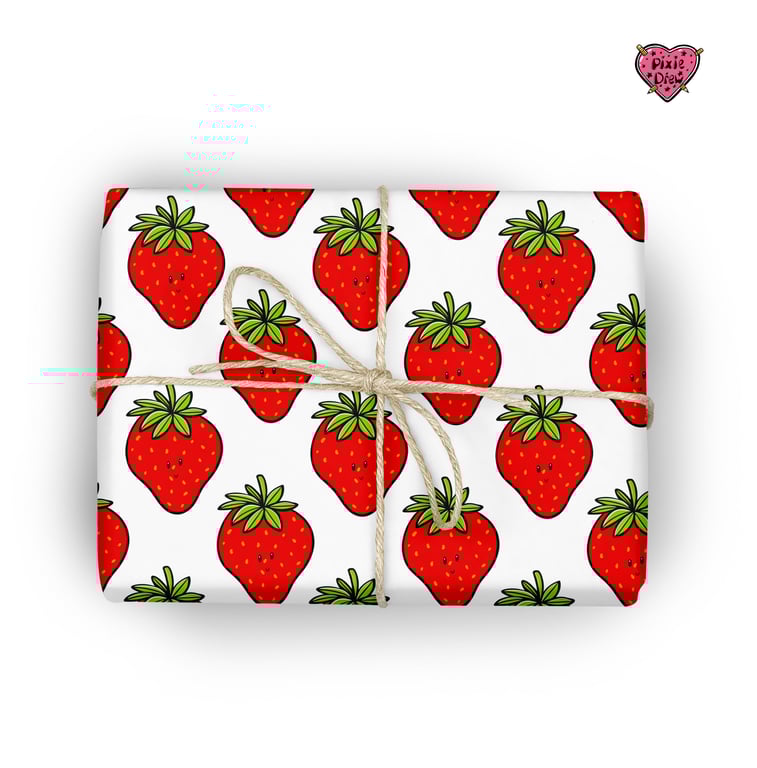 Strawberry Gift wrapping paper