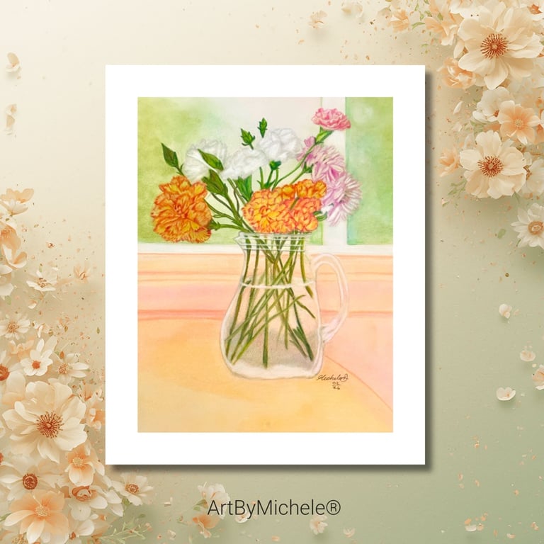 Flowers In Bloom Art Print