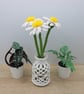 single stem macrame daisy forever flowers - Image 4
