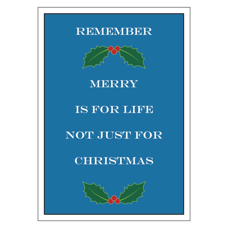 Merry Postcard