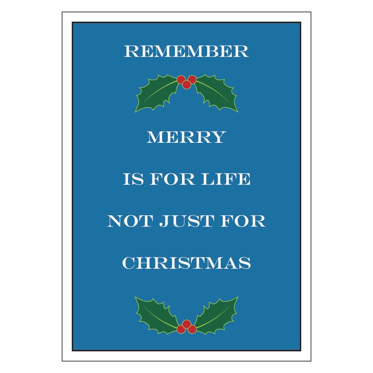 Merry Postcard