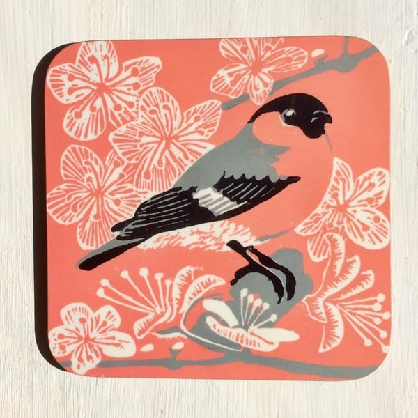 Bullfinch & Blossom Coaster
