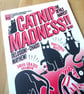 Cat 'Catnip' A4 Hand Pulled Screen Print - Image 2