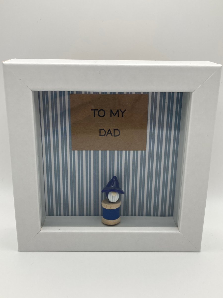 To my dad gnome picture frame