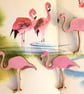 Flamingo brooch  - Image 1