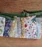 mini bunting handmade in a green floral theme. - Image 4