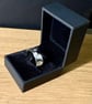 "Decoherence" - Heavy Sterling Silver Ring - 12g - Made To Any Size - 8mm x 2mm - Image 3