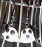 Cute Spooky Glow in the Dark Ghost Earrings -Dangle and Drop  Halloween Earrings - Image 1
