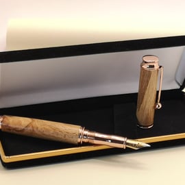 Spalted Beech Fountain Pen