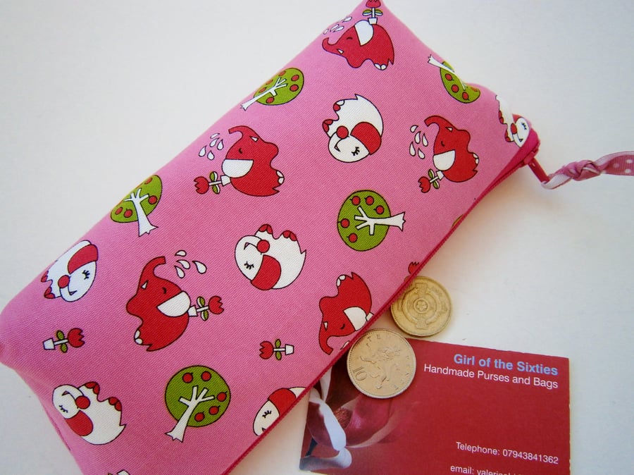 Little Elephants Make up/Coin Purse