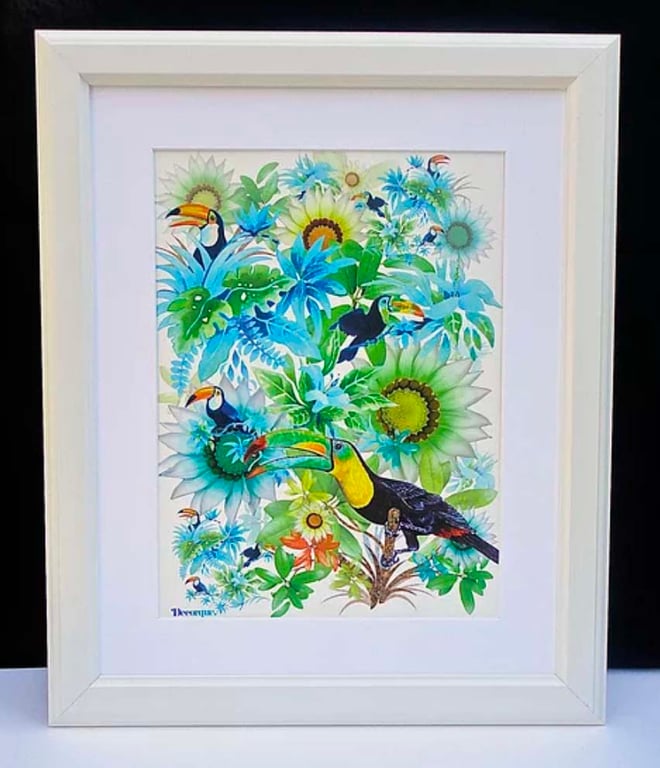 Tropically Toucan A3 Art Print