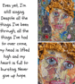 Textile portrait - folk art - eco gift - wall hanging - ready to hang - Image 2