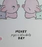 Christmas Card - Merry Pigs In Blankets Day - Sequins - Image 8