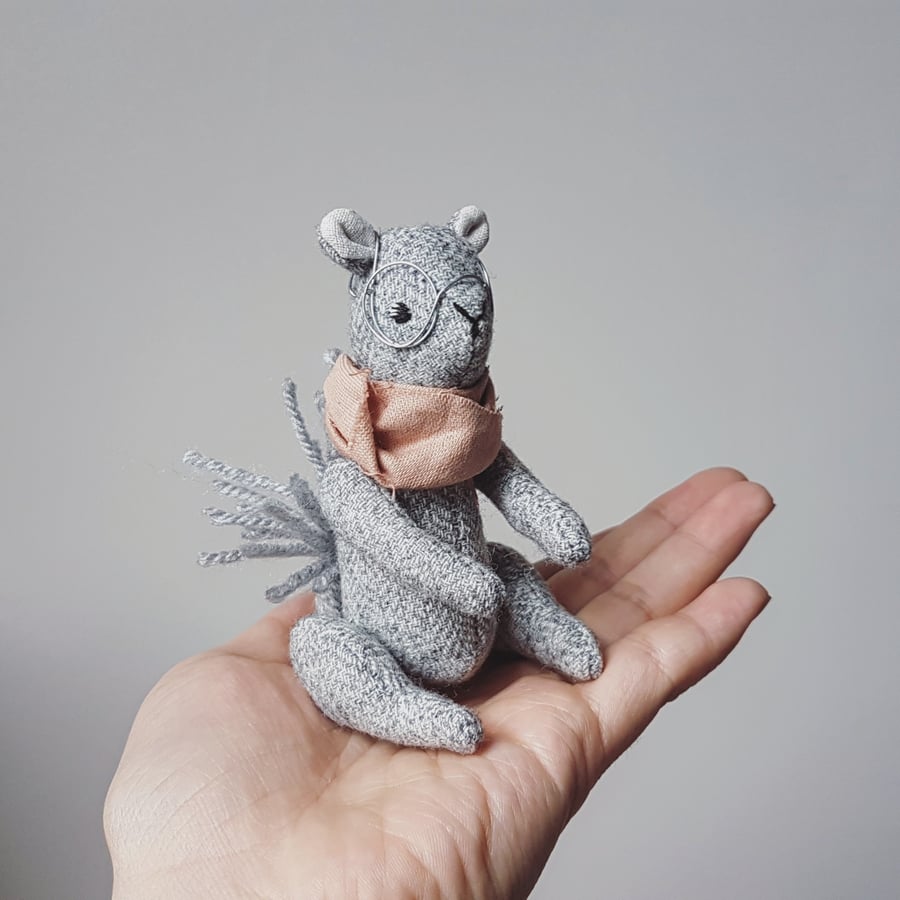 Squirrel, Soft Sculpture, Stella