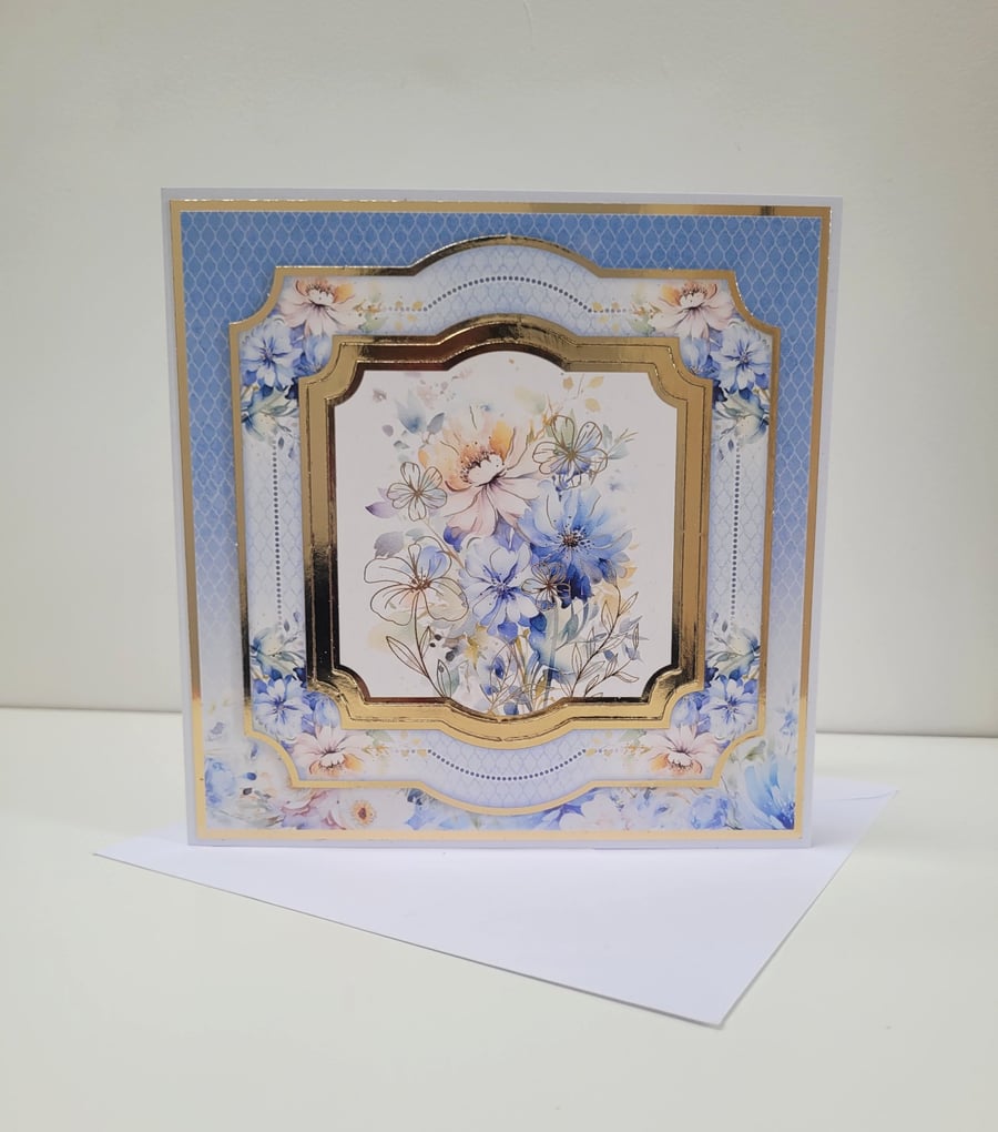 Blank any occasion card - Birthday, Thank You, Thinking of You, Congratulations