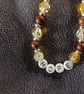 Elasticated "hope" bead bracelet with sunflower charm - Image 3