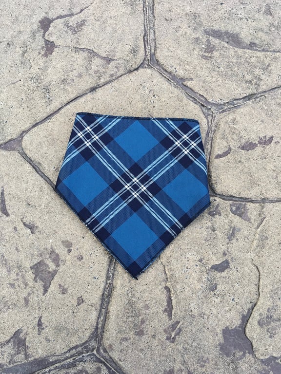St Andrews Tartan Bandana Bib, babies