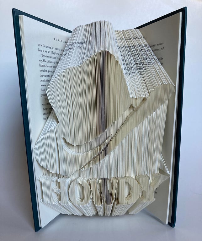 HOWDY Cowboy Hat COMBI Book Folding Pattern - EMAILED PDF PATTERN