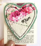 'Mum' Heart Brooch - Image 1