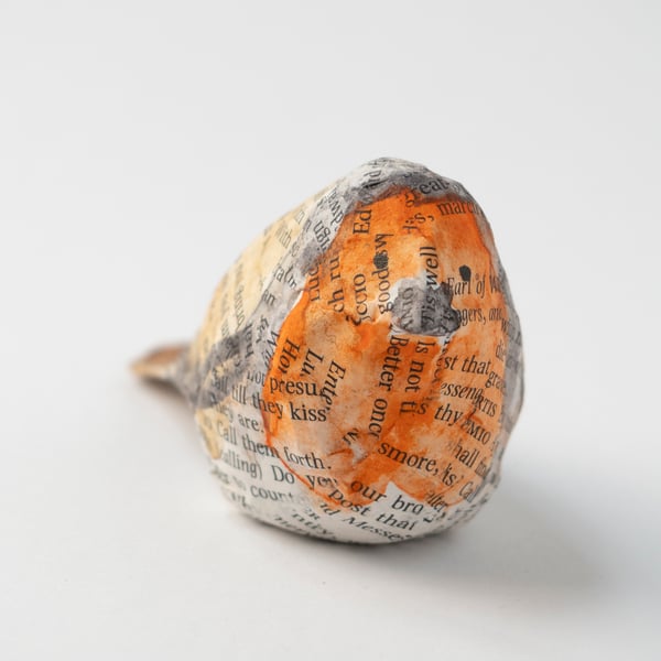 Bobbin the paper mache European Robin