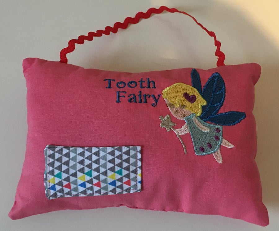 Tooth fairy hanging cushion