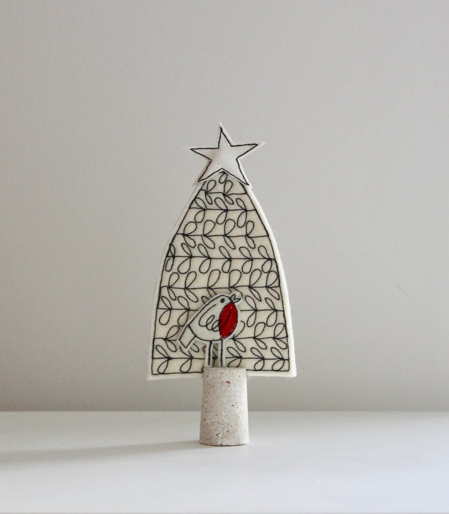 Wool Felt Christmas Trees 
