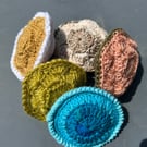 Lot of 5 Handmade crochet lavender sachets 
