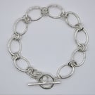Sterling Silver Oval Link Bracelet 