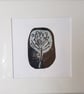 Seedheads, Hand printed Linocut - Image 1