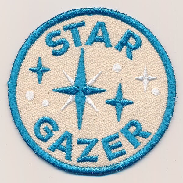 Star Gazer Embroidered Patch for jackets, sweatshirts,bags & more