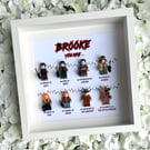 Stranger Things Customised 8 Figure Minifigure Frame