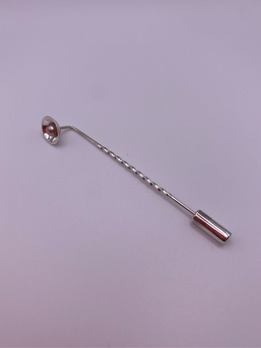 Pearl Cup Stick Pin