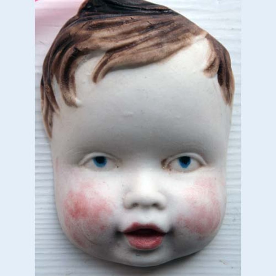 handmade china doll face