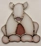 Stained Glass Stargazing Polar bear - Image 6