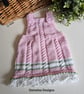 Baby Girl's Pinafore Dress Hand Knitted 0-6 months  - Image 1