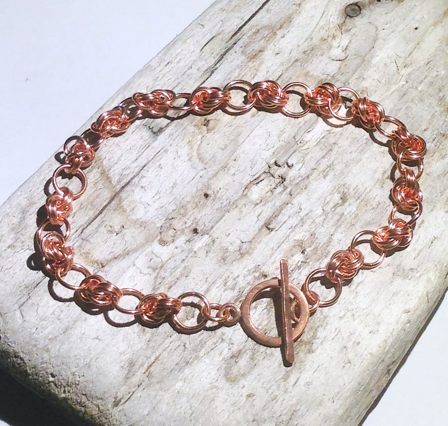 Handmade Copper Bracelet (BRCULKCM1) - UK Free Post
