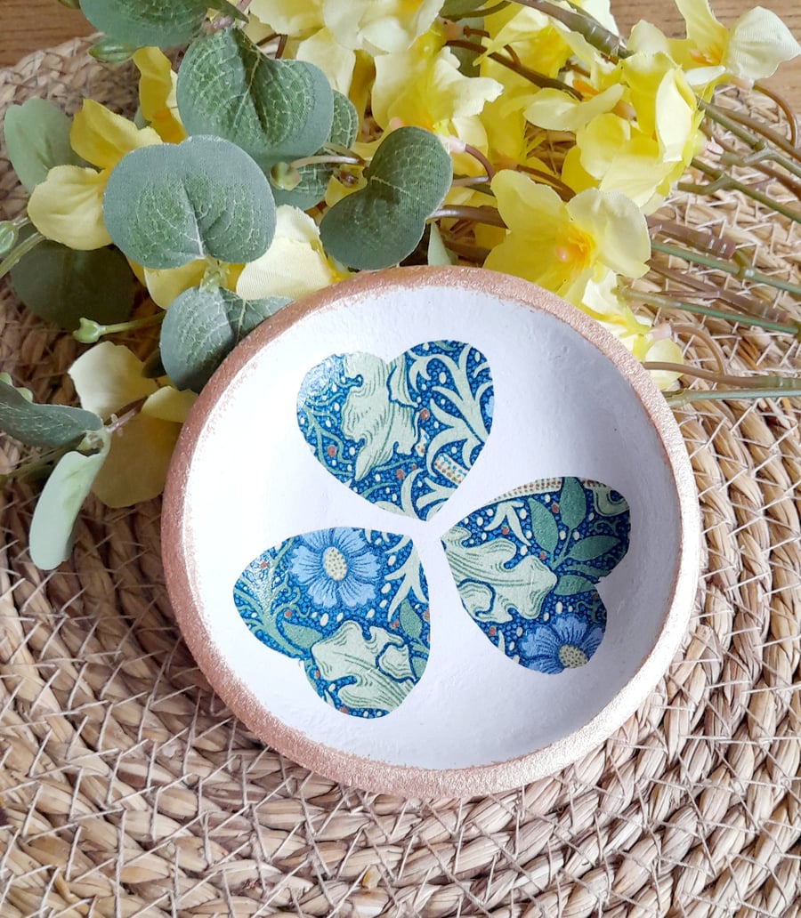 William Morris Clay Trinket Dish