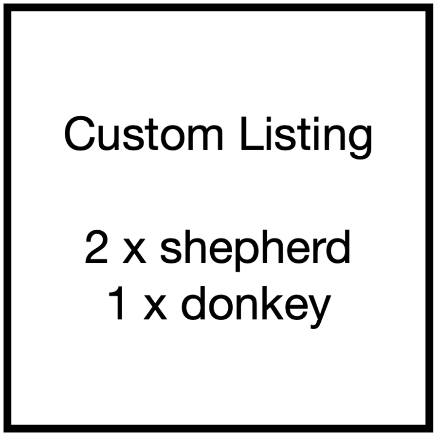 Custom listing for Angela