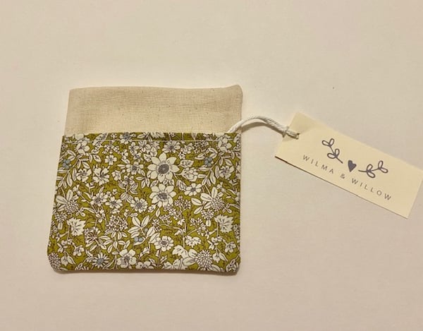 Washable face mask bag- pouch- storage