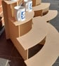 Tiered corner display stand - 4 shelf. Flat packing - ideal for craft fairs!  - Image 4