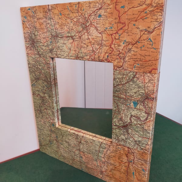 1940 Manchester map mirror