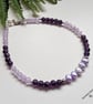 Designer Amethyst & Freshwater Culture Pearl Bracelet 9" inches Large Size - Image 4